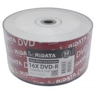 Ridata DVD-R full printabil alb mat 50 bucati