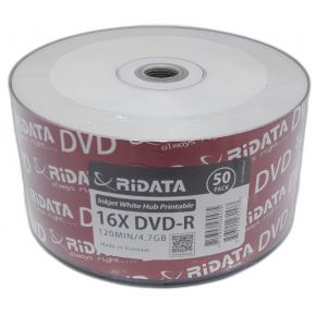 Ridata DVD-R full printabil alb mat 50 bucati