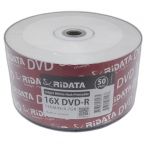 Ridata DVD-R full printabil alb mat 50 bucati